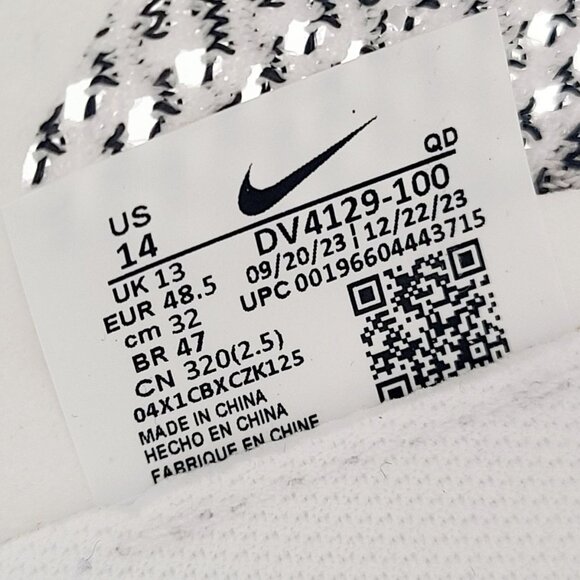 NEW Nike ZoomX Vaporfly Next% 3 Shoes DV4129-100 Size 14 White main image 8